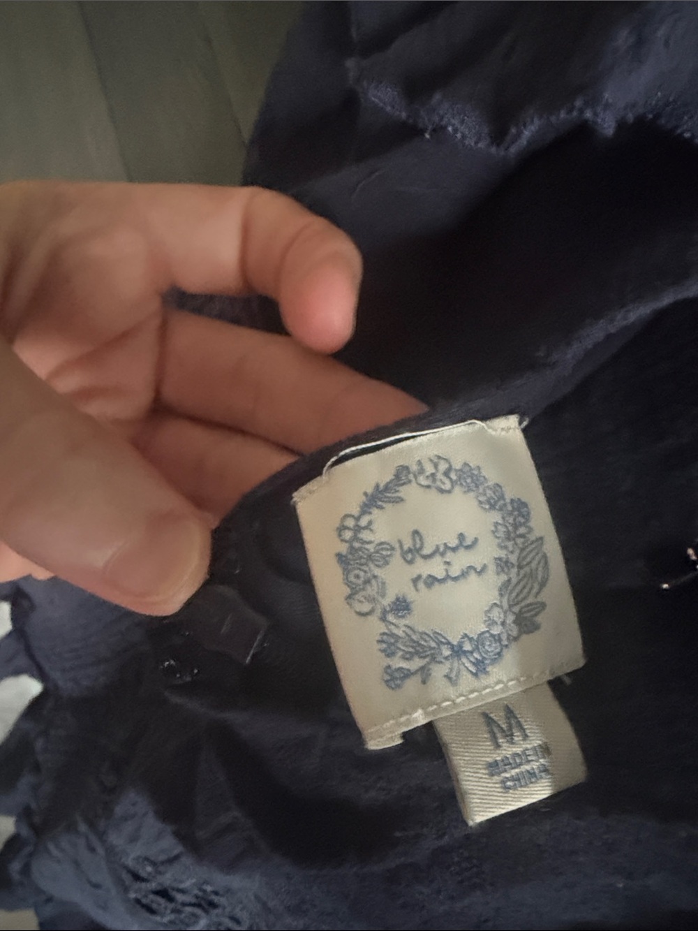 Francescas Navy V-Neck Ruffle Mini Dress - Picture 4 of 5